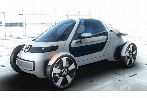 Volkswagen Nils - футуристический электрический автомобиль