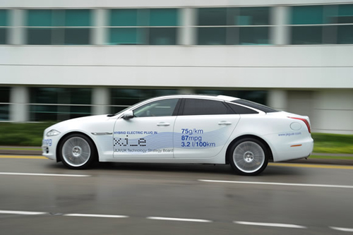Прототип Jaguar XJ_e показали в Гудвуде