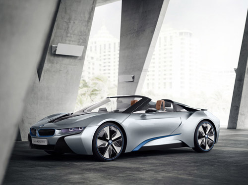 BMW i8 Concept Spyder в центре внимания