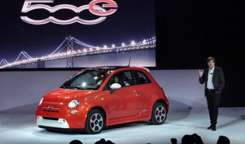 2012 Автошоу в Лос-Анджелесе: Электрический Fiat 500e